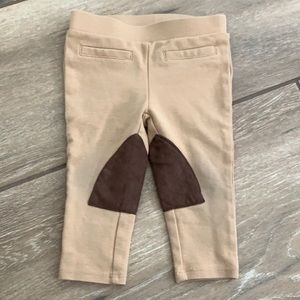 Janie and Jack Baby girl riding leggings